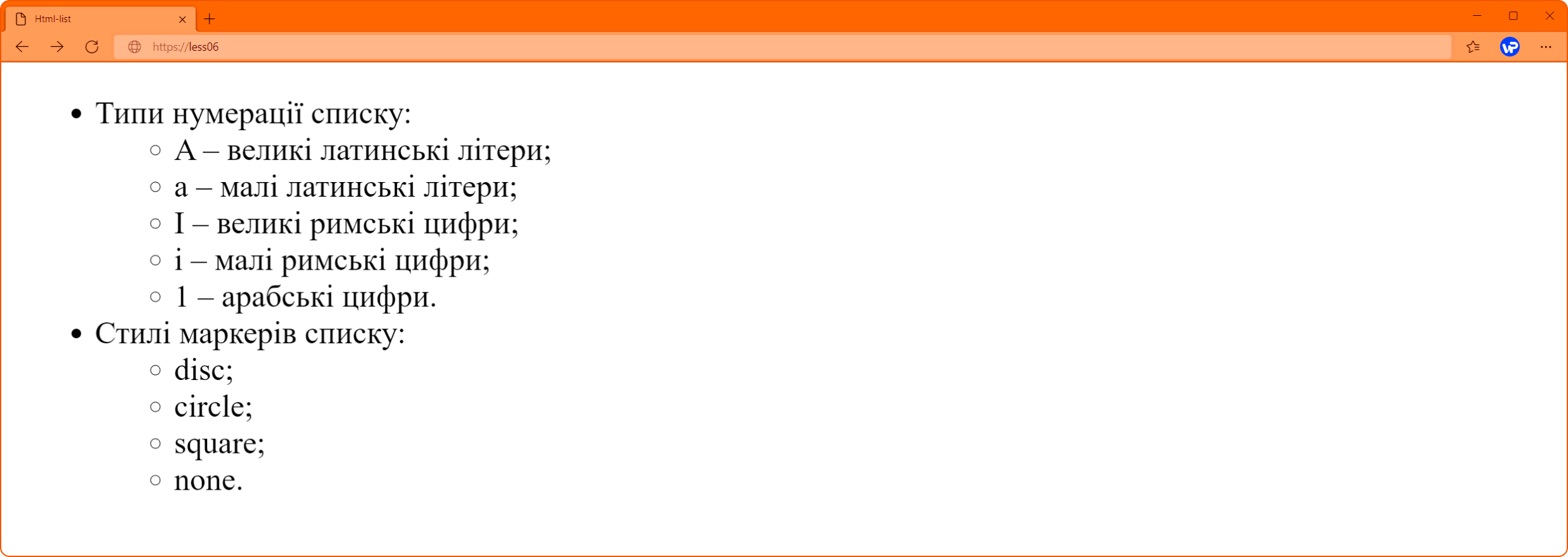 вкладений список
