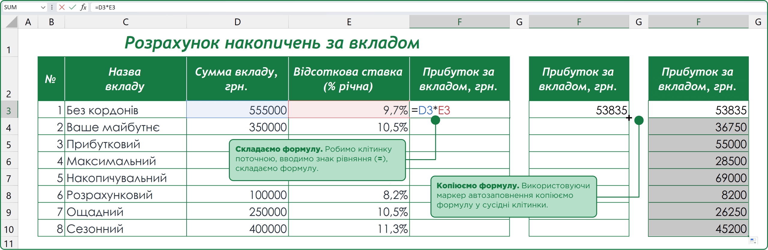 Копіювання формули
